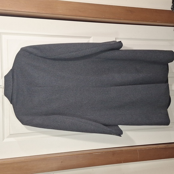 Adam Spencer wool/cashmere blend single-breasted lined overcoat - 44"/XL - gray - Picture 3 of 11